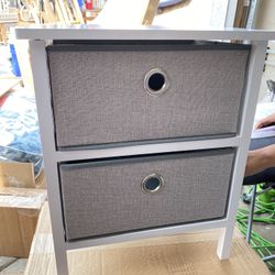 2 DRAWER FABRIC STORAGE