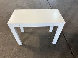 White Desk with Drawer/Sofa Table