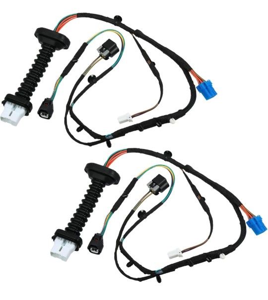 2pcs Rear Door Harness with Connectors for Dodge for RAM