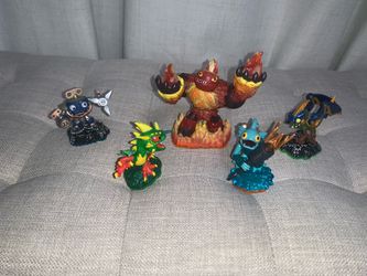 Skylanders Figures Lot – 5 Characters – Good Condition