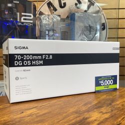 Sigma 70-200mm F2.8 For Canon 