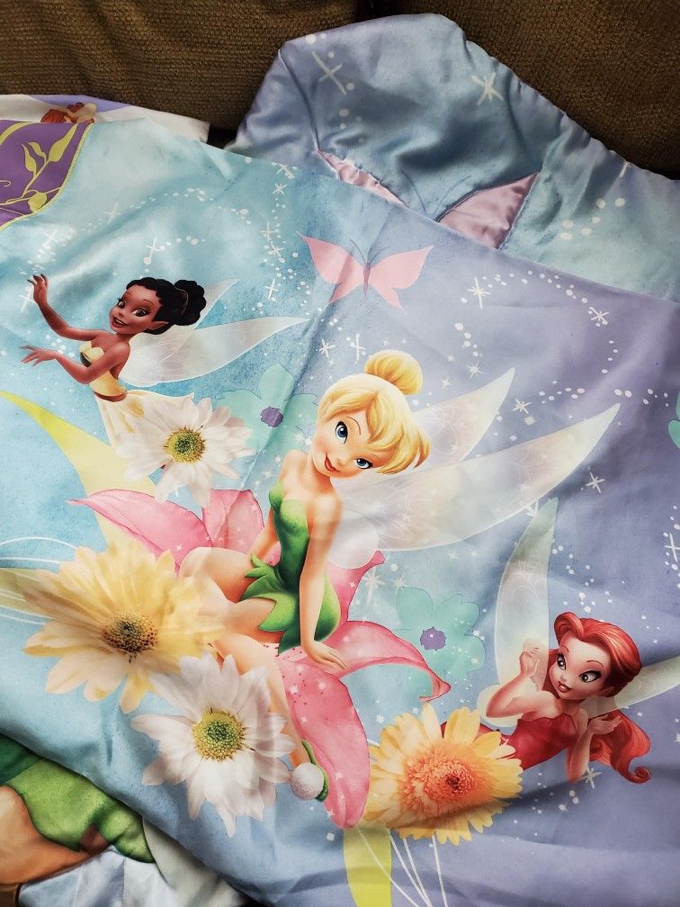 Tinkerbell Crib/toddler Size Bed Set