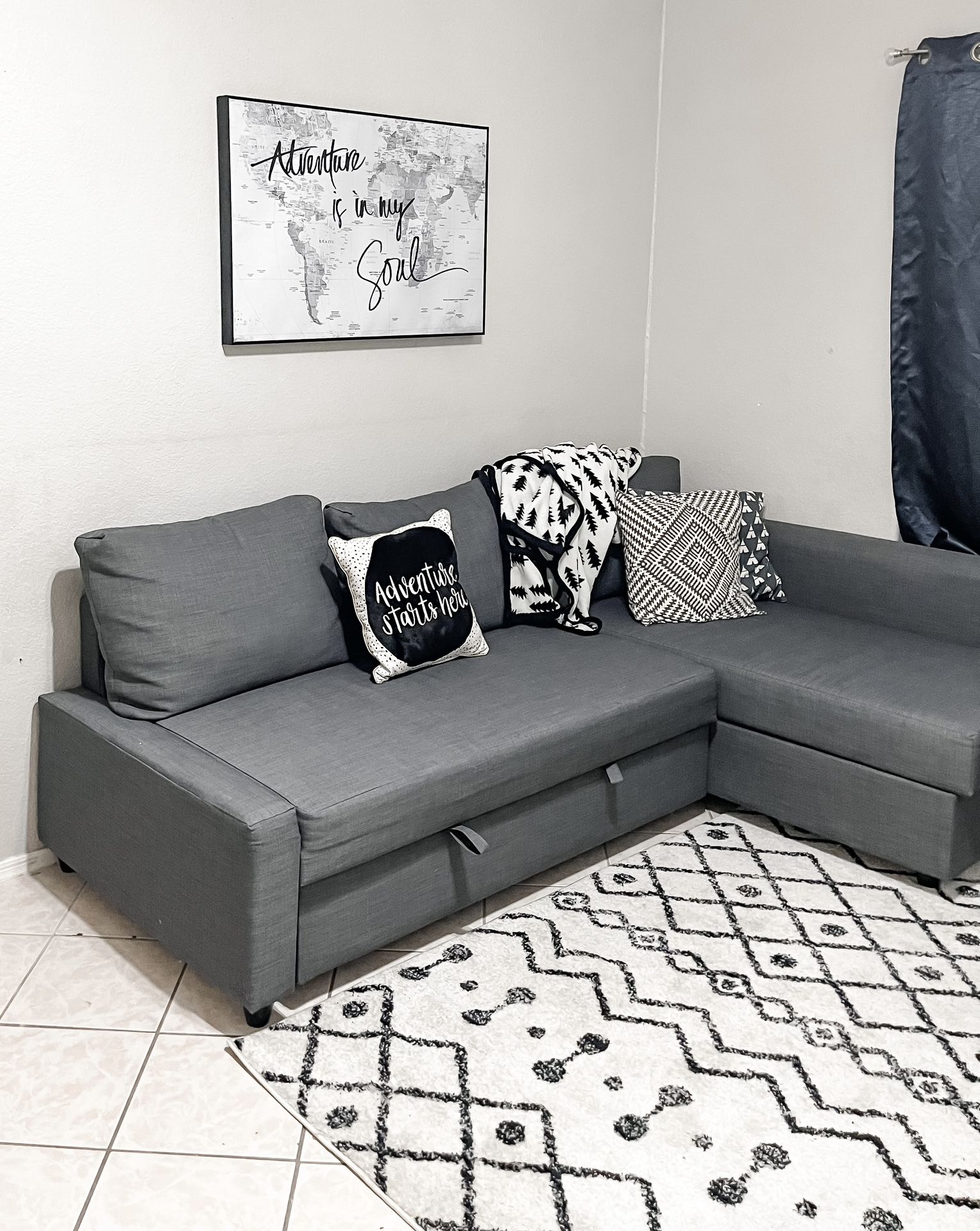 ikea pull out couch