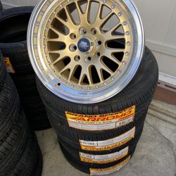 New 15” MST Rims /tires