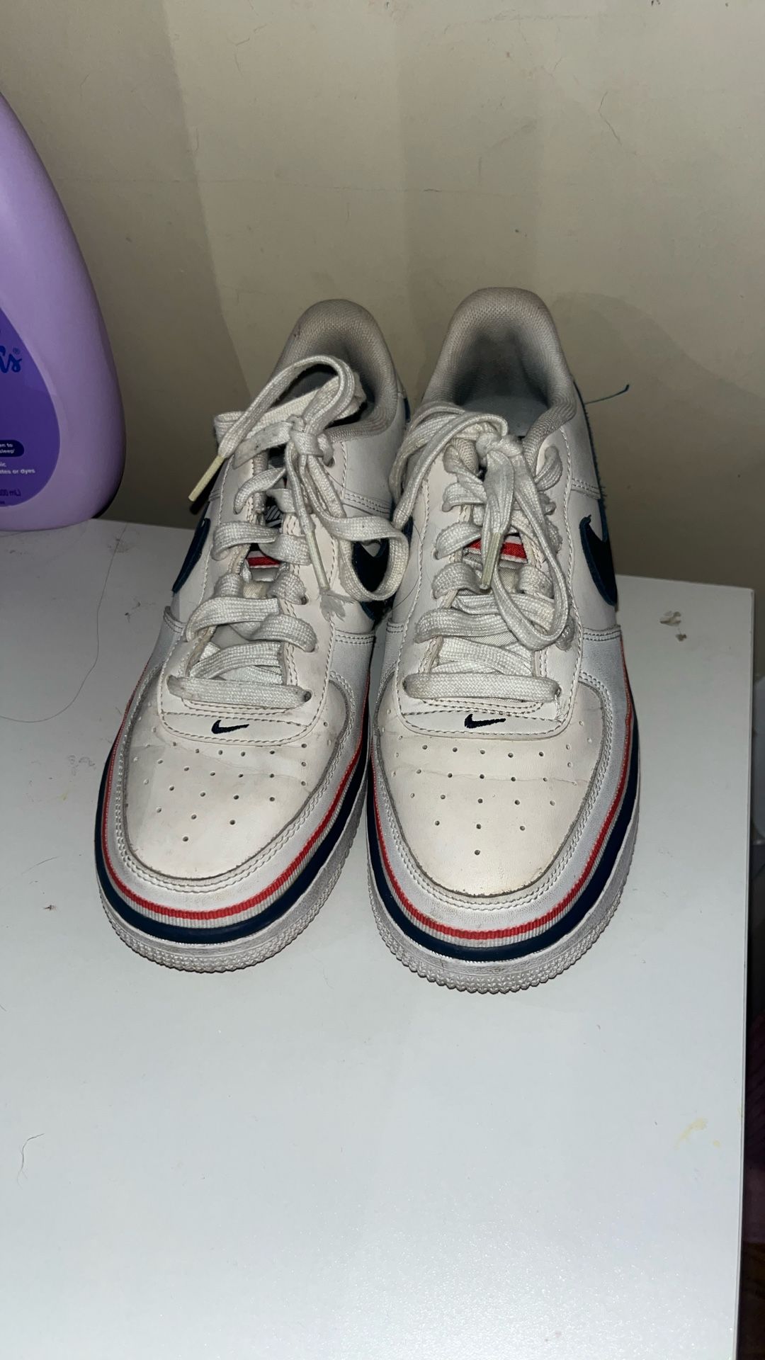 Nike Air Force 1 LV8 1 GS 'White Concord Women
