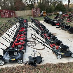 Push Mowers That Have Been Serviced!