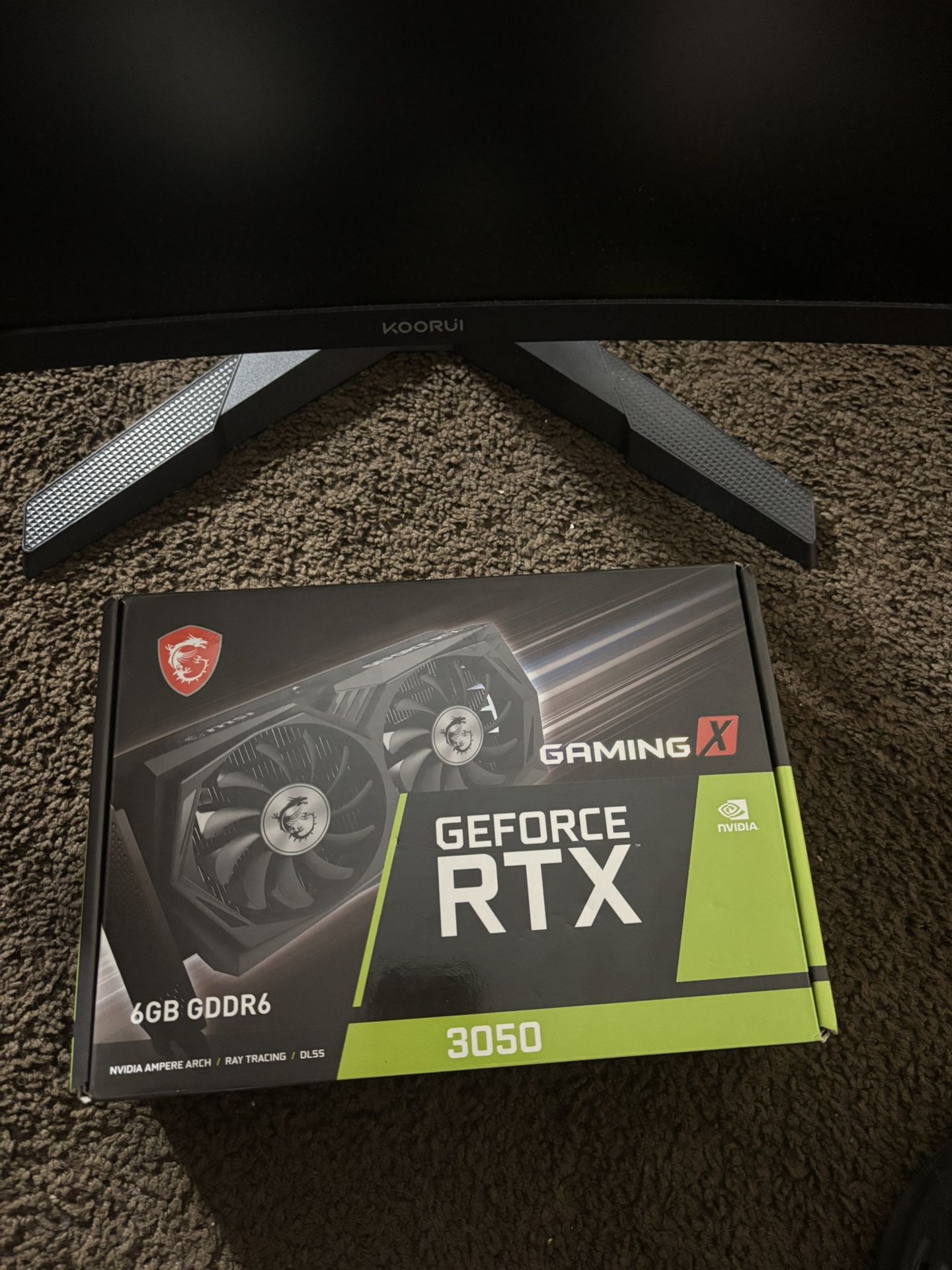 MSI GAMING RTX 3050 6GB GDDR6 GPU