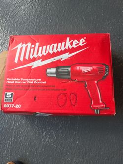 Milwaukee variable temperature heat gun W/ Dial control