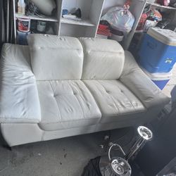 Leather Love Seat