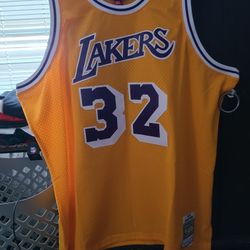 Magic Johnson Los Angeles Lakers Throwback Jersey