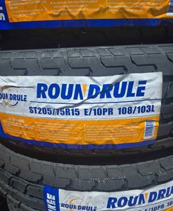205 75 15 Set Of New Tires 10ply 