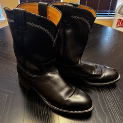 JUSTIN MEN'S BASICS ROPER WESTERN BOOTS