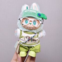6 pcs Clothes Set For 17cm Doll Labubu