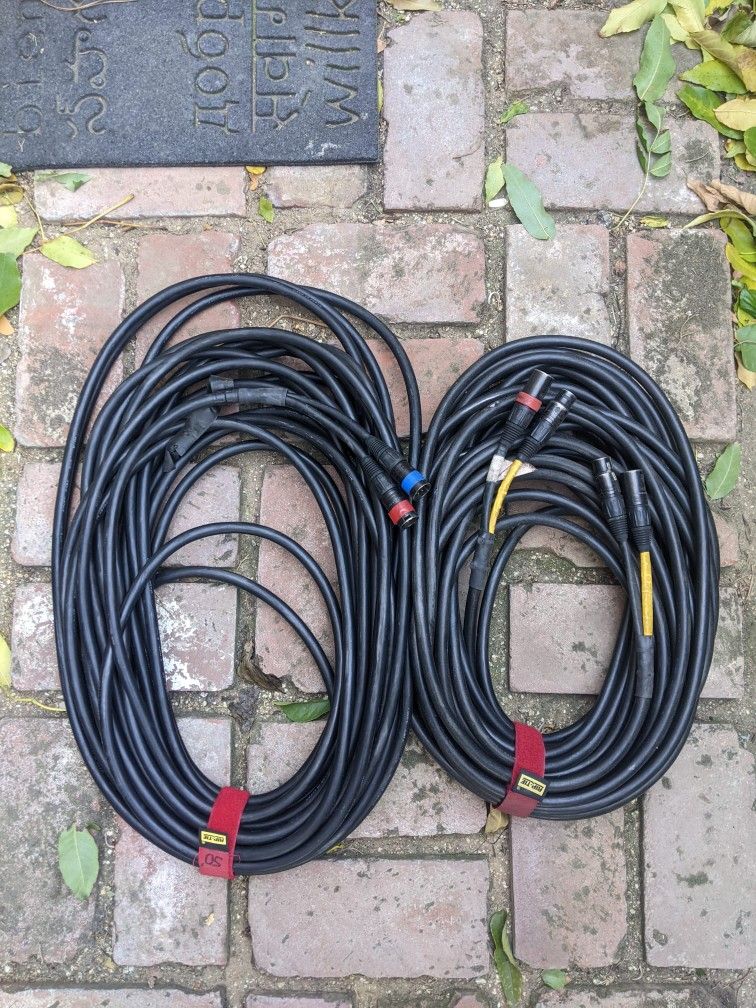 Stereo Microphone Cable // Magami // Dual 5 Pin // 2x 50 Footers,New Products : American Fashion Style Bags On Sale