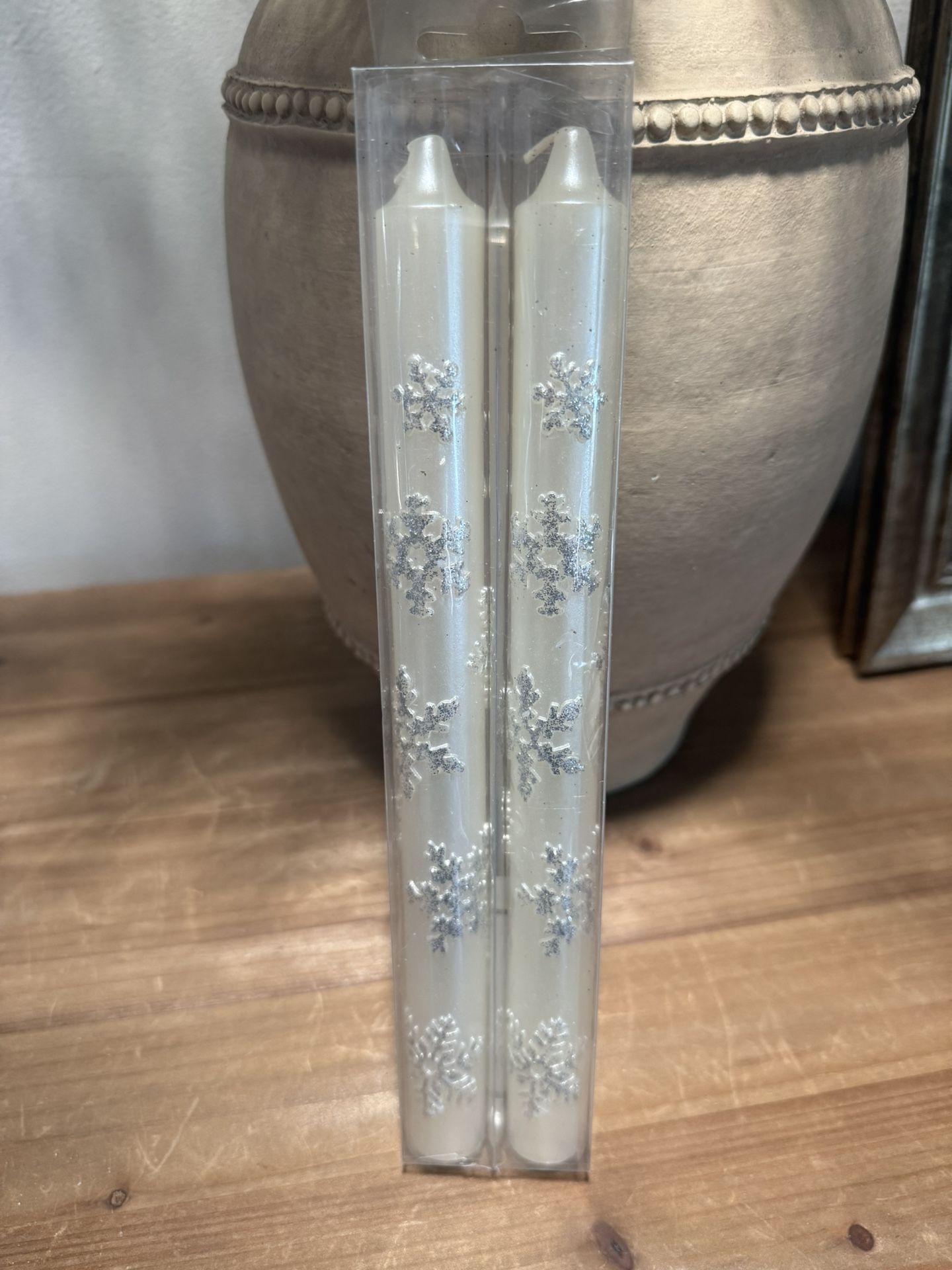 Xmas Taper Candles.