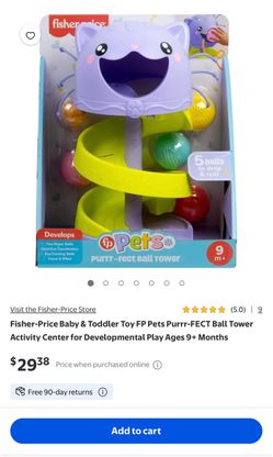 Fisher-Price FP Pets Purrr-FECT Ball Tower Activity Center
