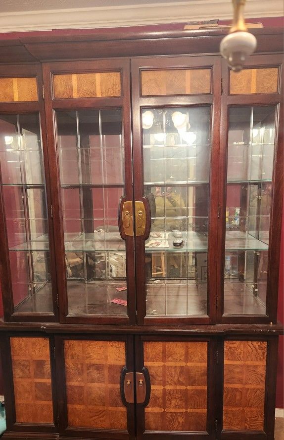 Brown China Cabinet