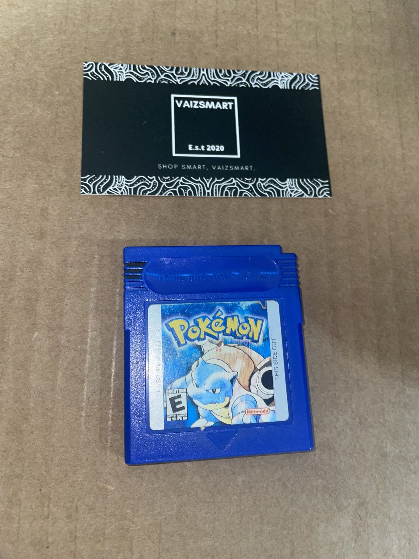 Pokémon Blue Authentic Gameboy Game