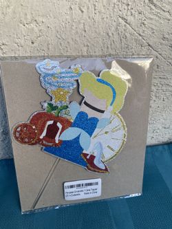Cake Toppers The Little Mermaid, Cinderella, Elsa Number 1