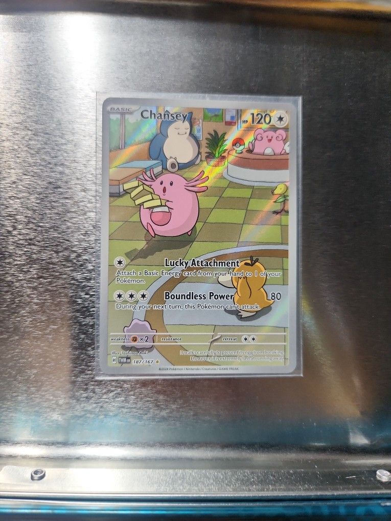 Chansey 187/167 ULTRA RARE FULL ART HOLO TCG☆