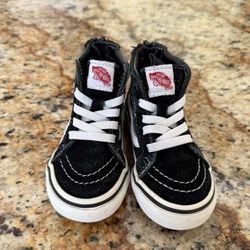 Vans High Top Toddler Shoes 6c 