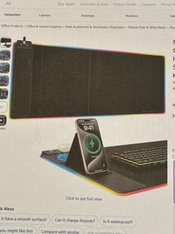 NEW Wireless Charging Desk Mat
