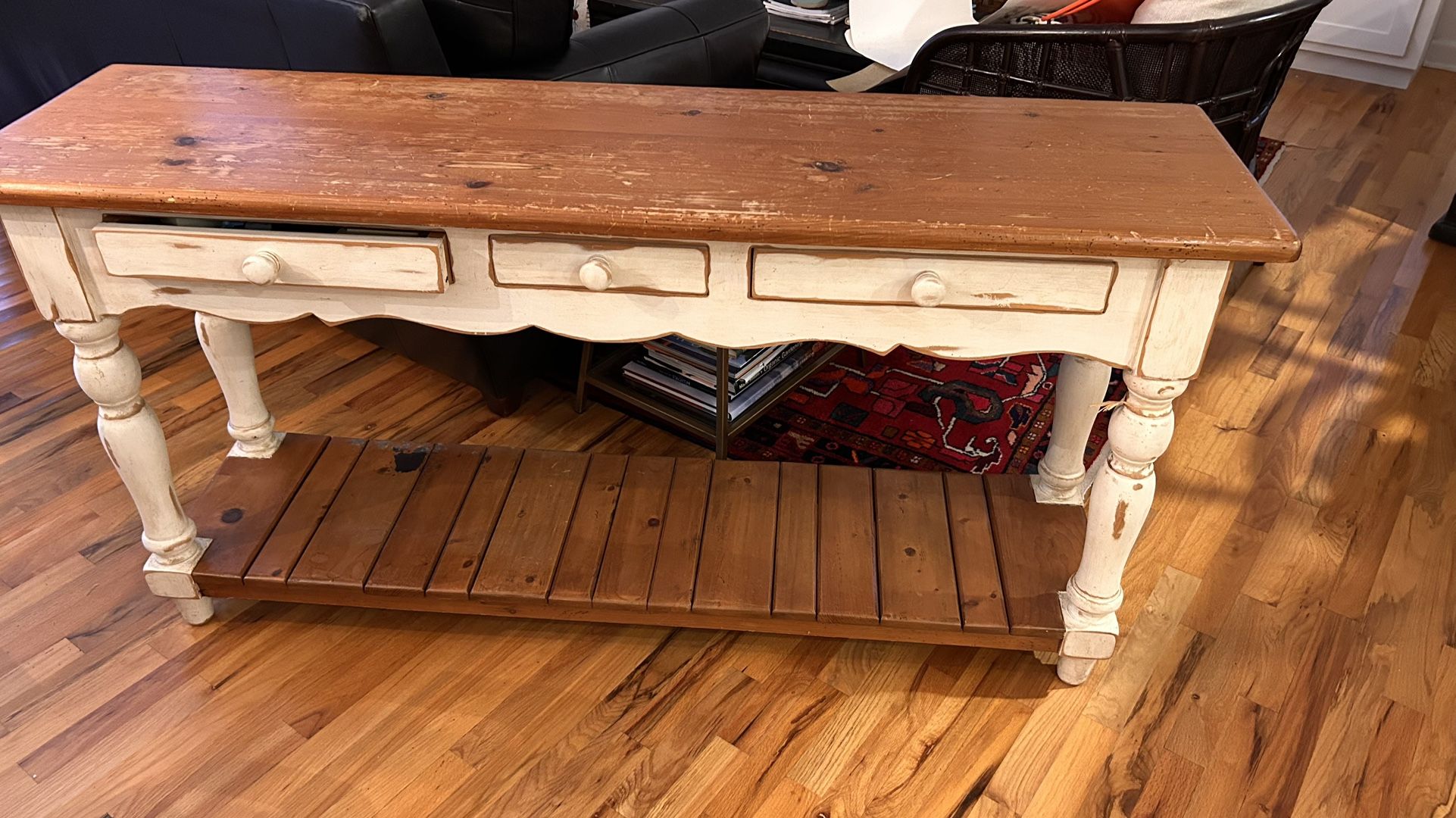 Console Table Sofa Table Pine