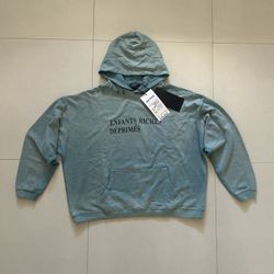 Enfants Riches Deprimes Sun faded aqua Classic Logo Hoodie