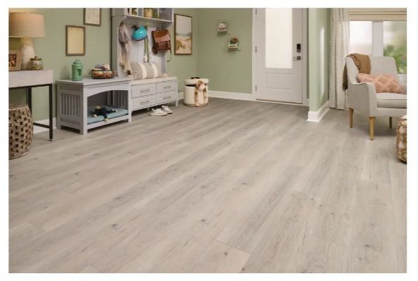 ✴️Sale✴️ 20 Boxes / 318sf - Home Decorators Waterproof Laminate Flooring with Attached Underlayment - Simsbury Glen Oak