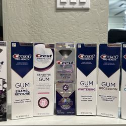 CREST PRO - HEALTH TOOTHPASTE $4.00 EACH 