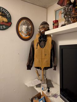 Vintage Military Aviator Display bomber jacket