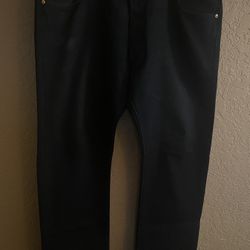 Levi Strauss 501 Mens Black Jeans Sz: 42x30