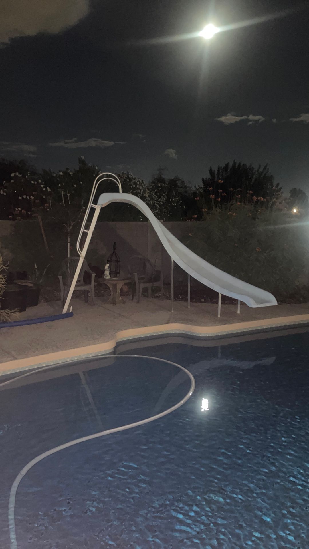 Vintage 70s Pool Slide