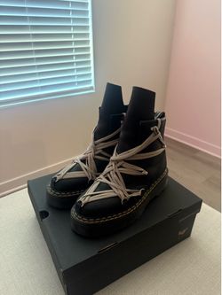 Rick Owen’s x doc martens size 9.5 men’s