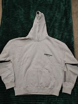 Fear Of God gray Essentials Hoodi