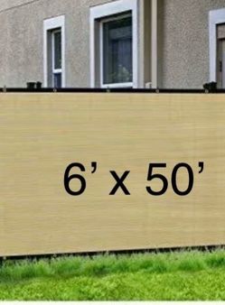 FENCE SCREEN 6 X 50 Privacy Screen - 6x50 BEIGE