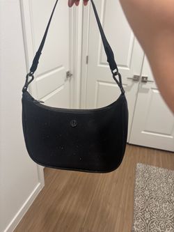 Lululemon sparkly black bag