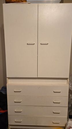 Armoire Cabinet and Drawer Storage set