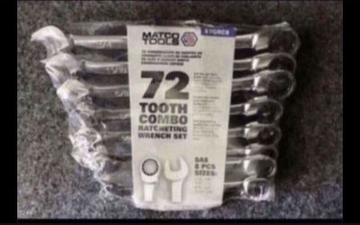 Matco Wrench Set (Please No Low Offers) List $184 With Tax YOUR PRICE is $145