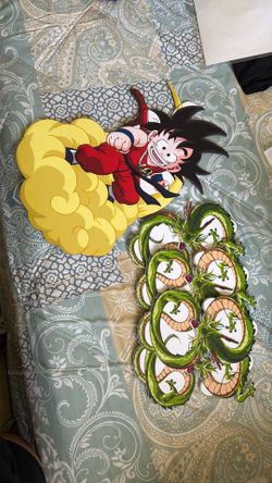 Dragon ball cut outs, double side with sticks