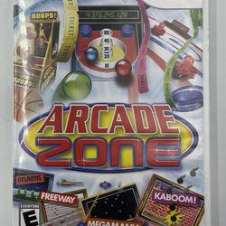 Arcade Zone Nintendo Wii 2009 Complete Manual CIB Tested