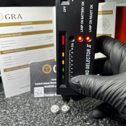 Authentic VVS Moissanite Halo Earrings 