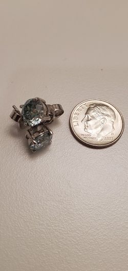 Moissanite 2ct 925 Silver Earrings