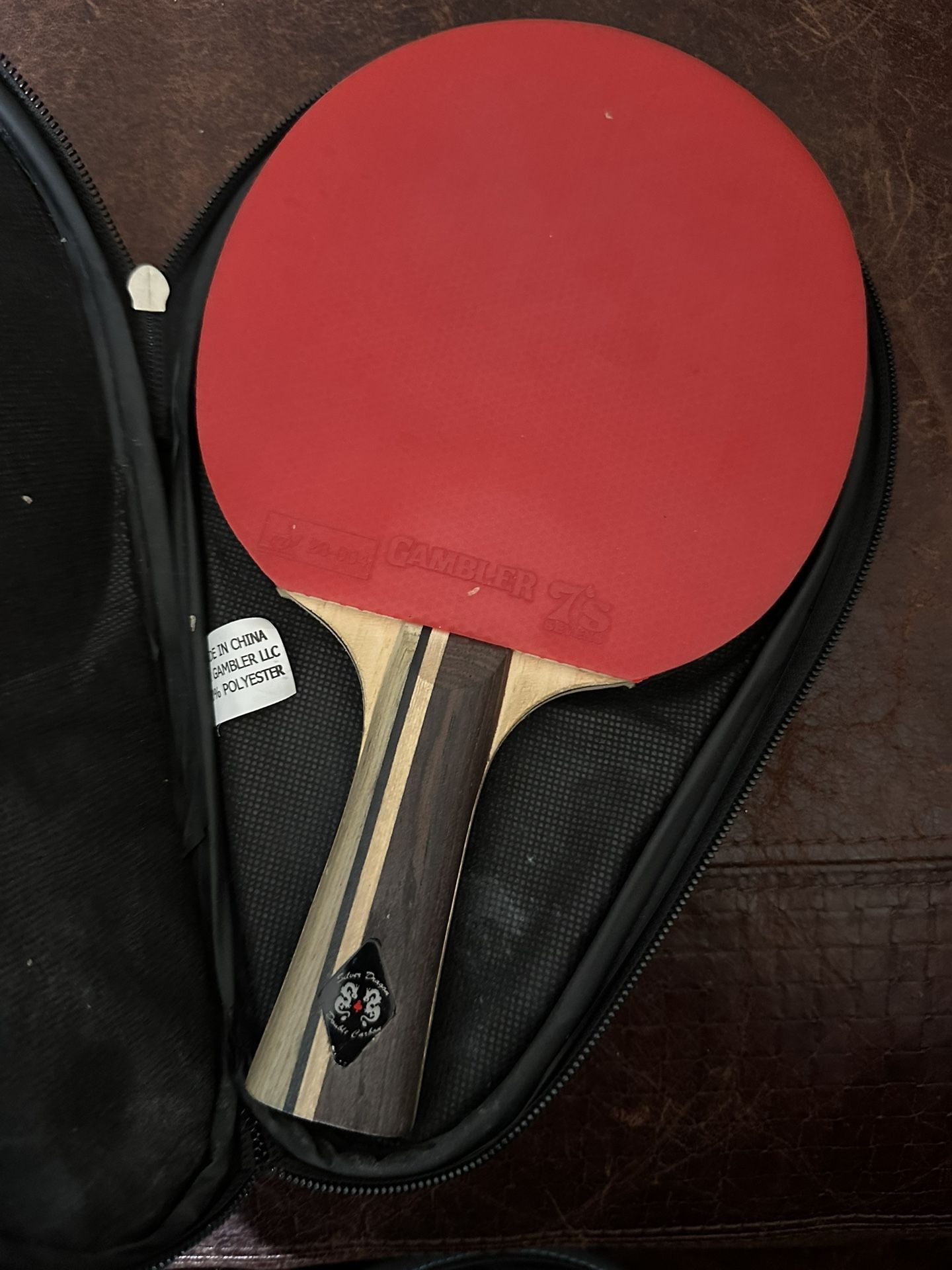 Gambler 7-ply table ping pong tennis racket