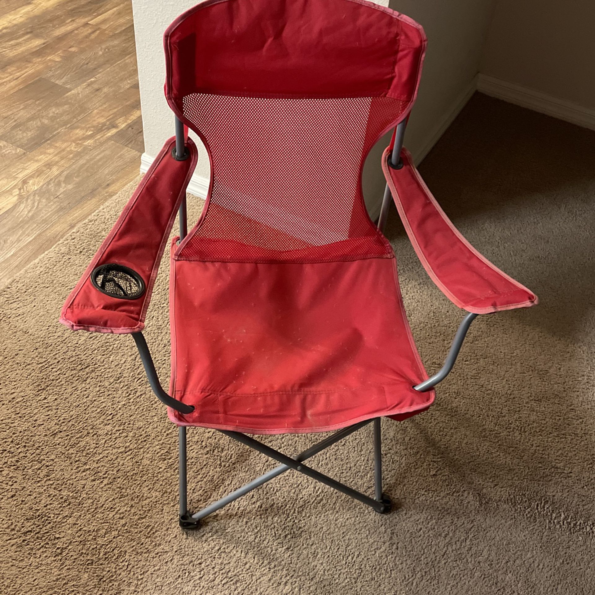 Red Lawn Chair (x2)