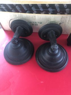 Pair of exterior lamps