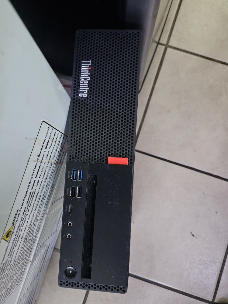 Lenovo Thinkcentrem720s Pc Computer Keyboard And Power Cord Only $70