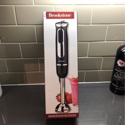 Brookstone immersion blender, new in box