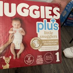 Huggies Plus Little Snugglers Size 1 