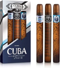 CUBA - PRESTIGE BLACK 3PC SET ( M ) 1.17 OZ